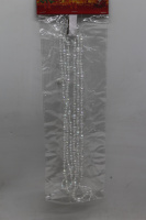 Бусы 1,8м d-8мм/4мм, прозрачные, перламутровые Y10469-24