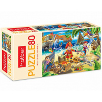 Пазлы 80 эл. "Остров сокровищ" 16,5х23см 80ПЗ5_10714/030961
