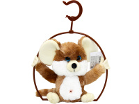 Мышка 32см (повторяет, светятся глаза) Y8787-19