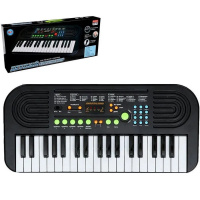 Синтезатор с микрофоном 45х21см 37 клавиш, пластик (свет, звук) ZYB-B3869