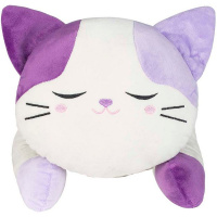 Ленивый кот 22см бело-фиолетовый KSO1