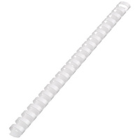 Пружина 25мм (240л) белая, пластиковая 1шт/уп.