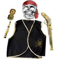 Набор "Пират" 49х25см 5 предметов, текстиль 11296-24