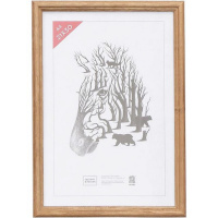 Рамка для фото 21х30см дерево, коричневая 1701