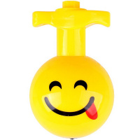 Волчок "Смайл" 7см 6 видов (свет, музыка) Y6043-17