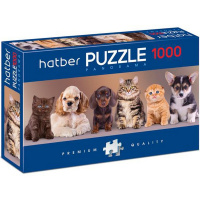 Пазлы 1000 эл. "Premium. Панорама.Верные друзья" 96х33см 1000ПЗ2_19273/059313