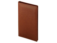 Визитница 72 визитки А5 "Sidney Nebraska" искусственная кожа, коричневая 3-174/03