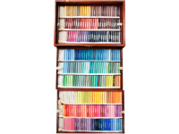 Пастель 268 цветов в деревянном пенале