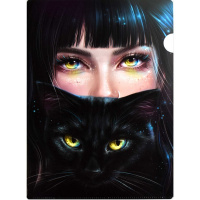 Папка-уголок "Зеркало души" А4 полипропилен 0,18мм УФ-печать 65892