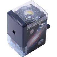 Точилка механическая 1 отв. "Orbit" 68x100x57мм пластик, синяя ER10104