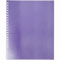 Тетрадь А5 96л клетка фиолетовый бумвинил металлик на спирали 96Т5бвВ1гр/066859
