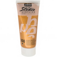 Краска акриловая 100мл под богатое золото иридисцентная "Studio Acrylics Dyna" 832-350