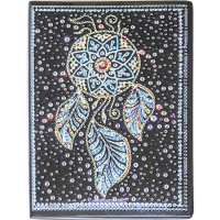 Записная книжка-мозаика по номерам А5 116стр. "Ловец снов" кремовый блок Y9502-19