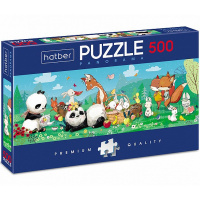 Пазлы 500 эл. "Premium. Панорама. На солнечной полянке" 66,5х23см 500ПЗ2_28246/077343