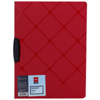 Папка-клип А4 "Cube" полипропилен 0,45мм красный E5450 Папка-клип А4 "Cube" полипропилен 0,45мм красный E5450