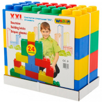 Конструктор строительный "XXL" 24 элемента, пластик 37503