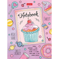 Бизнес-блокнот А6 160л "Лайт. Сделано с любовью" клетка интегральный переплет 160ББL6В1_21080