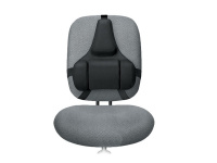 Поддерж. подушка для кресла PRO с фиксир. ремнями, пена + ткань, черная FS-8037601