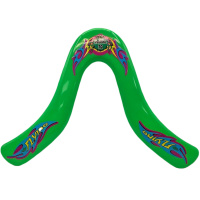 Бумеранг 30см, пластик, зеленый Y6355-17