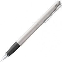 Ручка РП "Lamy Studio 065" EF синяя, корпус матовая сталь, металл 4000433