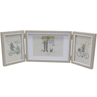Рамка для фото 10х15см дерево, 3 фотографии HW166