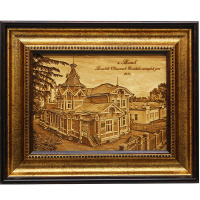 Картина "Томский областной Российско-немецкий Дом" 15х20см