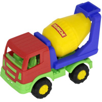 Бетоновоз "Тёма" в сетке, пластик 16,5x8,3x11,3см 3260