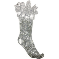 Ёлочное украшение "Сапожок" 15см 2 цвета Y5122-17