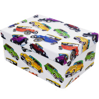 Коробка подарочная "Машины" 37*29*16,5см картон Y9234-19