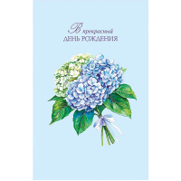 Открытка "В прекрасный День Рождения" средний формат 121х183мм 0164.793
