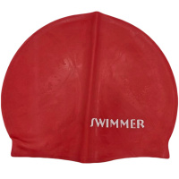 Шапочка для плавания 21,5см красная 2039-292