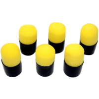 Набор кисть-губка 6шт. круглые, диаметр 3,5см, поролон Y9213-19