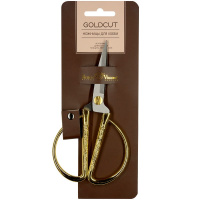 Ножницы 17,2см "Goldcut" для хобби, усиленные, сталь, ручки пластик 60-0044