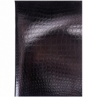 Тетрадь А4 96л клетка Croco черный бумвинил металлик на скобе 96Т4бвВ3/072787