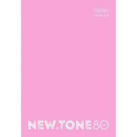 Тетрадь А4 80л клетка "NEWtone Pastel Пион" 80гр/м2 на скобе глянцевая ламинация 065616