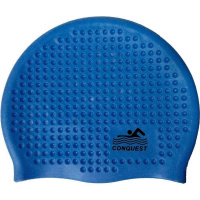 Шапочка для плавания 22см синяя 2039-288