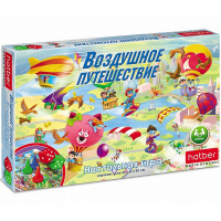 Игра-ходилка настольная "Воздушное путешествие" А2 62х40см с кубиком и фишками Ин2_25185/072653