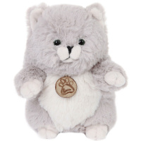 Толстый кот 33см серый AT365237