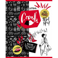 Тетрадь А5 48л клетка "Круэлла. Выпуск №1" на скобе 5 дизайнов 48Т5В1/072770