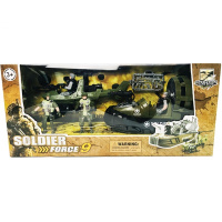 Набор машин "Военный. Комбат 9" пластик 35х12х20,5см (7 предметов) 2004946/ABC11-103