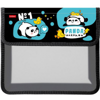 Папка на липучке А5 240х205х40мм "Панда энерджи" 1 отделение, пластик AMp_05057/090400