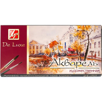 Краски акварельные 24 цвета "Люкс" без кисточки картонная упаковка 14С 1039-08