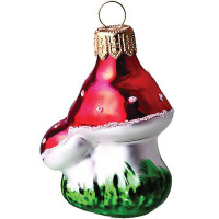 Ёлочное украшение "Грибочки" h-6см в подарочной упаковке ФУ-195