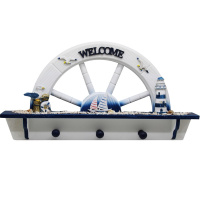 Вешалка "Штурвал" 43х22,5см дерево Y10284-24