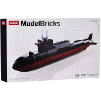 Конструктор "Флот" 227 деталей 38х24х7см пластик (фигурка 35см, масштаб 1:450) 38-0703