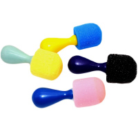 Набор кисть-губка 4шт. круглые, диаметр 3,5см, поролон Y9214-19