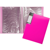 Папка 40 вкладышей "DIAMOND NEON" А4 розовая 40AV4_02033/035338