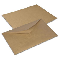 Конверт С5 (162*229мм) КРАФТ, треуг.клапан, декстрин 76423