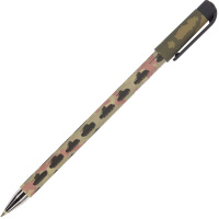 Ручка шариковая "HappyWrite. Военный паттерн. Танки" 0,5мм синяя 20-0215/29