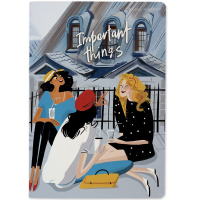 Тетрадь А5 40л клетка "Девичник на крыше" прошитый блок матовая ламинация 7-40-001/30